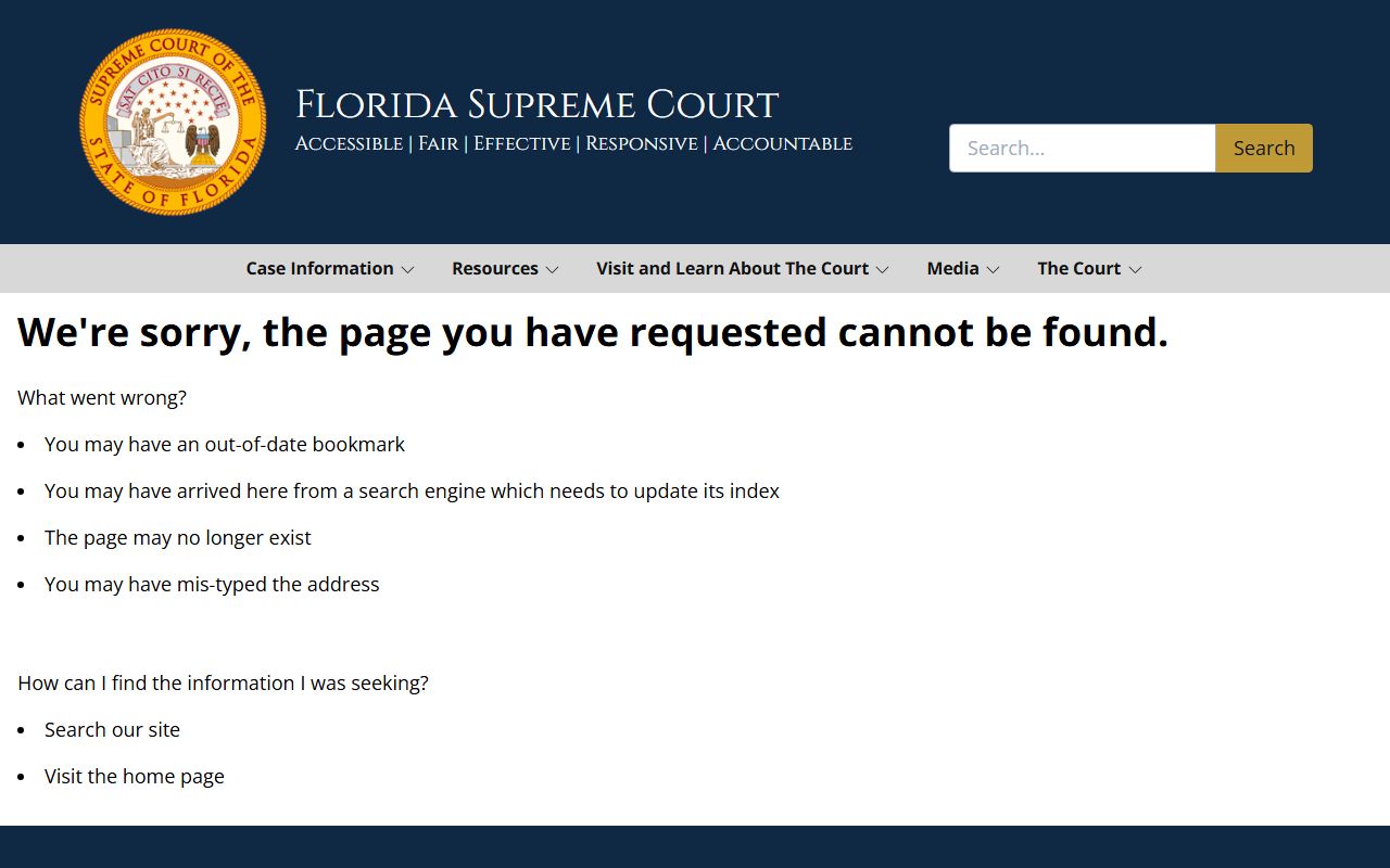 Brevard County Circuit Court Florida court structure chart